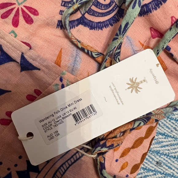 Multicolor Patterned Dress - Picture 4 of 4